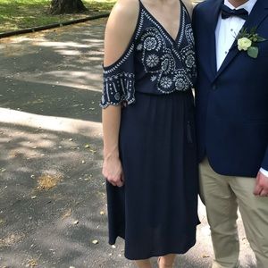 Navy blue dress